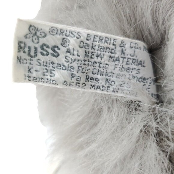 Russ‎ Nozey Hedgehog Gray Plush Stuffed Animal 10" Soft Cuddle Toy - Picture 7 of 8